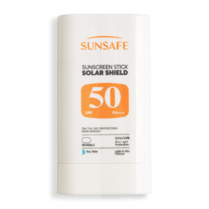 ضد آفتاب استیکی سان سیف مدل Solar Shield با SPF 50 مناسب پوست های خشک وزن 20 گرم