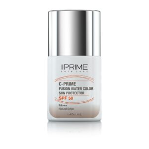 کرم ضد آفتاب فلوئیدی رنگی پرایم با SPF50 دارای ویتامین C حجم 40میلی لیتر
