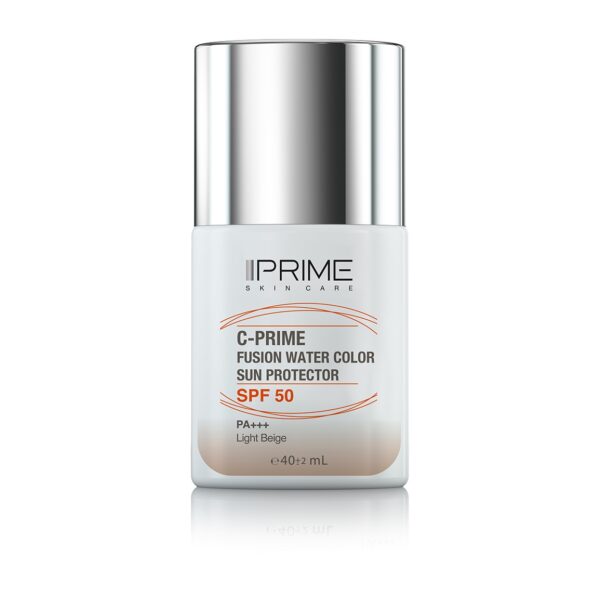 کرم ضد آفتاب فلوئیدی رنگی پرایم با SPF50 دارای ویتامین C حجم 40میلی لیتر